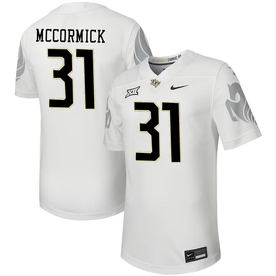 Men #31 Derrick McCormick UCF Knights Big 12 Conference College Football Jerseys Stitched-Black